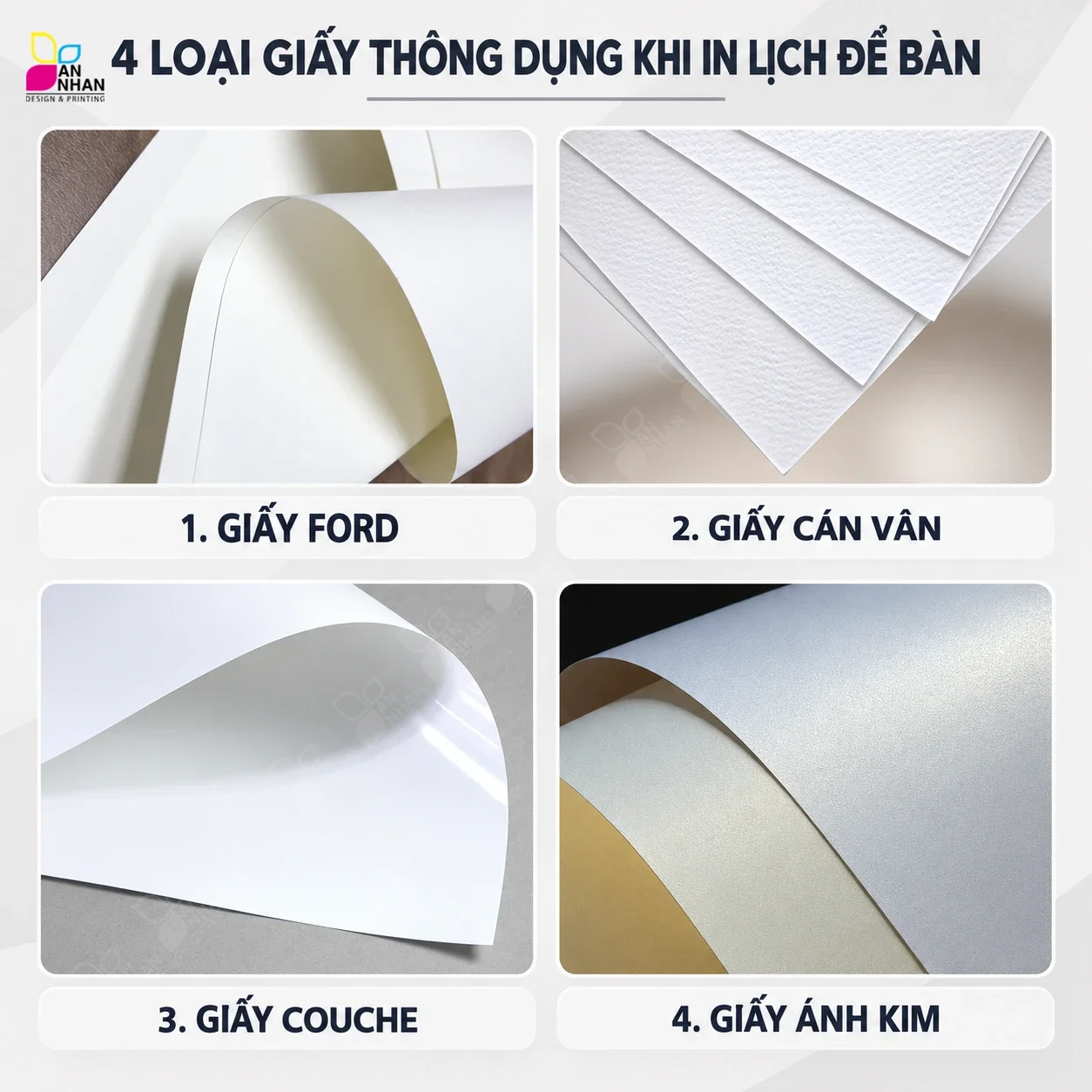 Chất liệu giấy ruột lịch để b&agrave;n