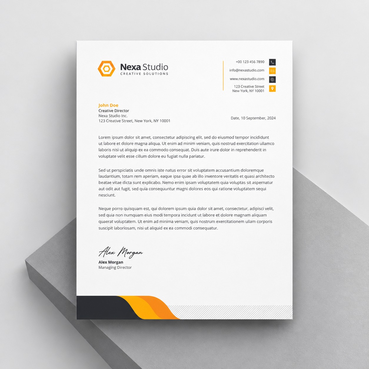 Giấy ti&ecirc;u đề, letterhead