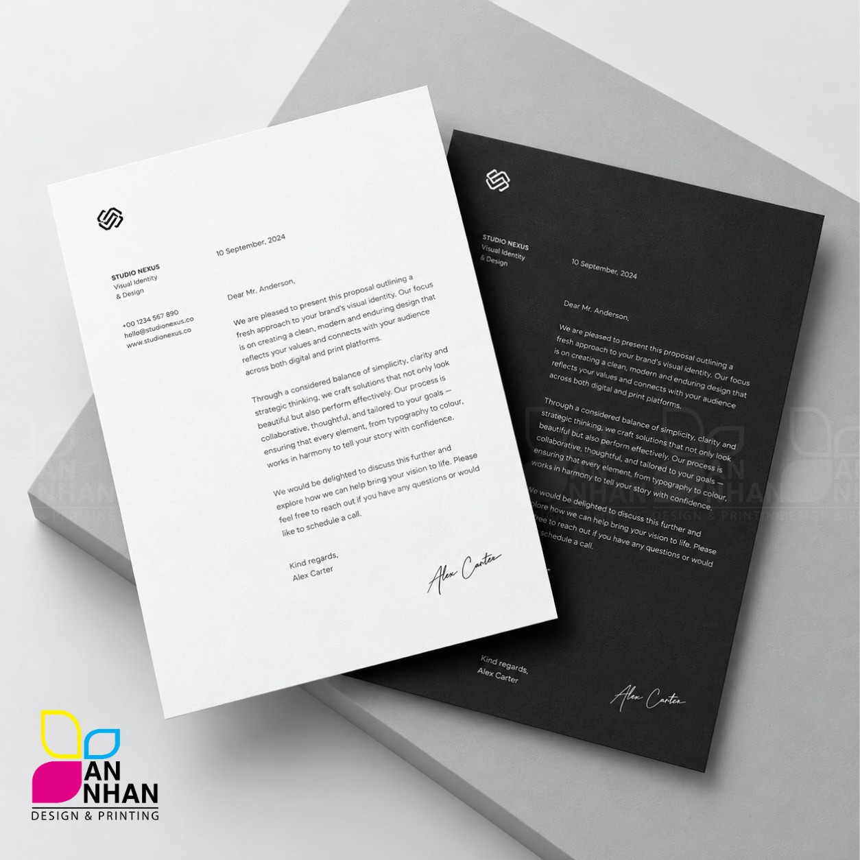 Giấy ti&ecirc;u đề, letterhead