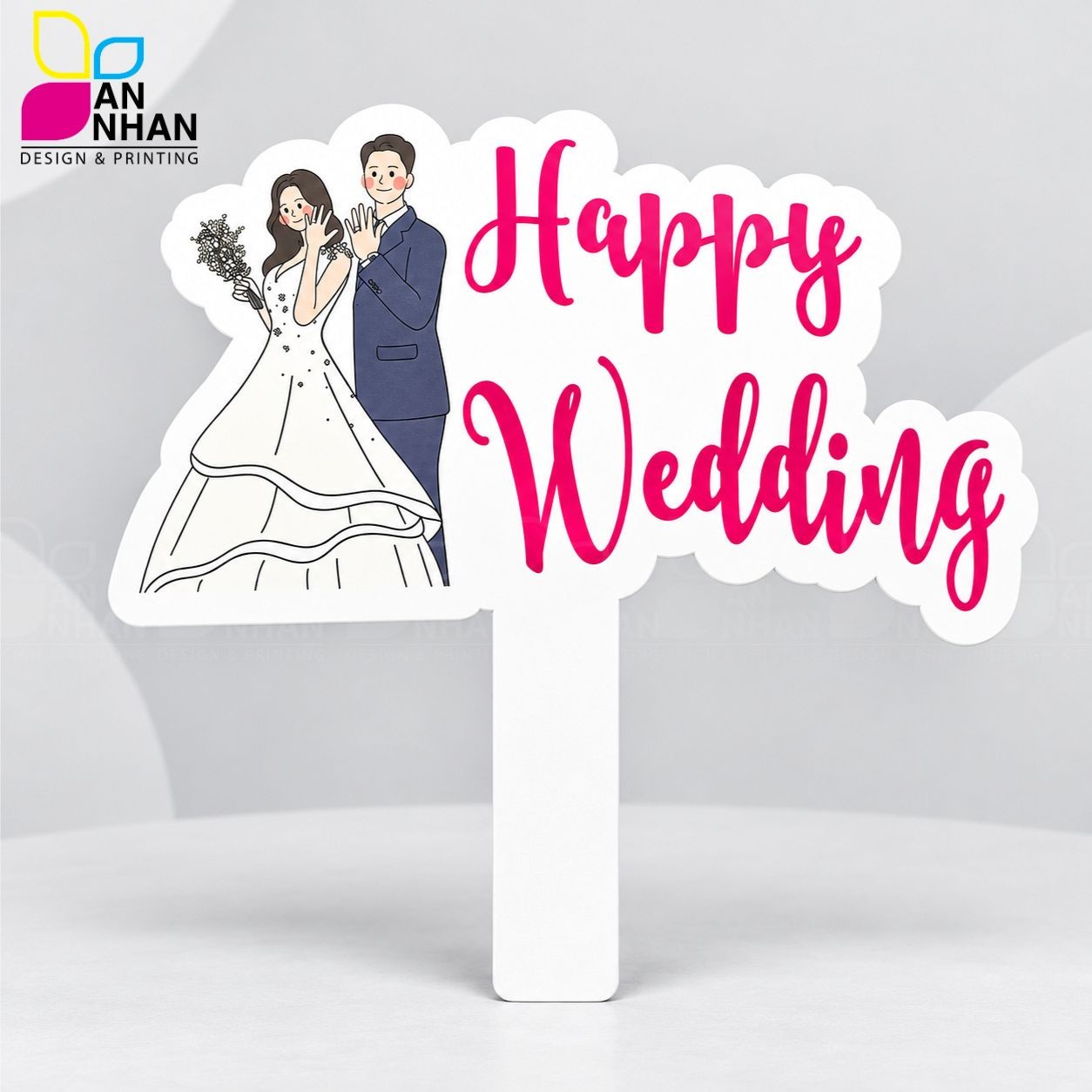 Hashtag cầm tay đ&aacute;m cưới