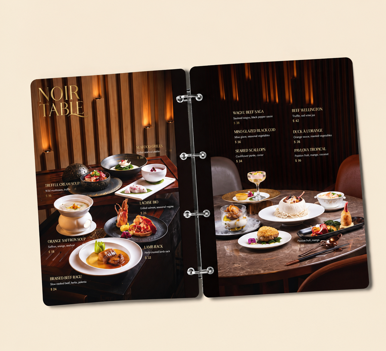 Danh mục Menu nh&agrave; h&agrave;ng, qu&aacute;n ăn - In ấn chất lượng cao