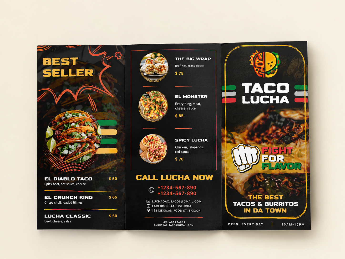 Menu dạng tờ rời