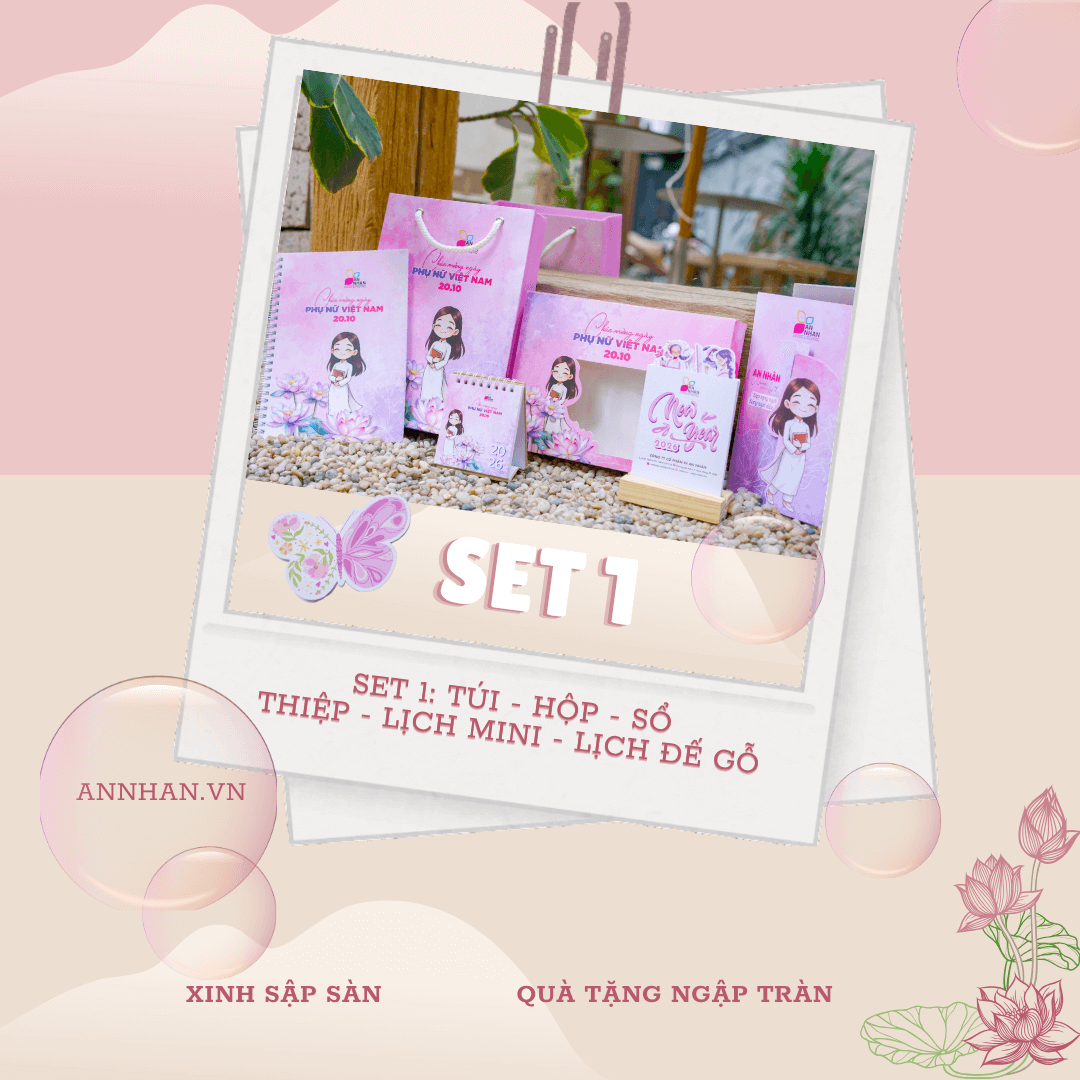 Set 1 quà tặng 20/10 tại in An Nhân