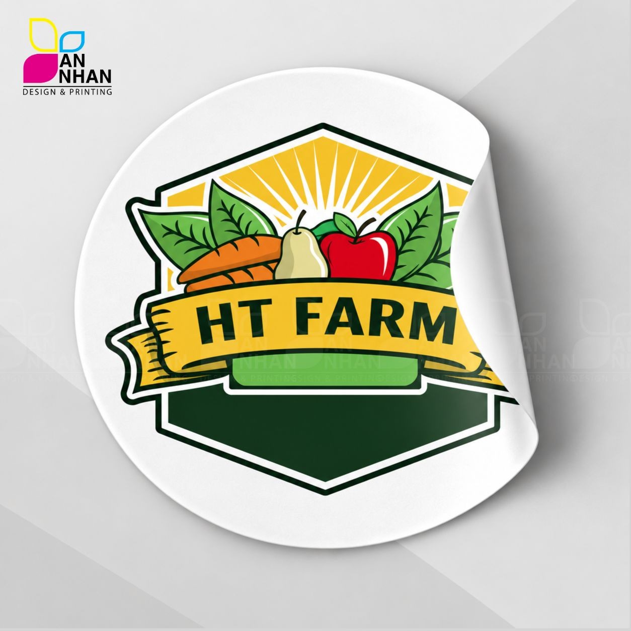 Nh&atilde;n decal nhựa