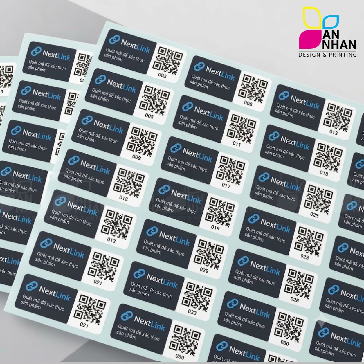 Tem m&atilde; QR code biến đổi