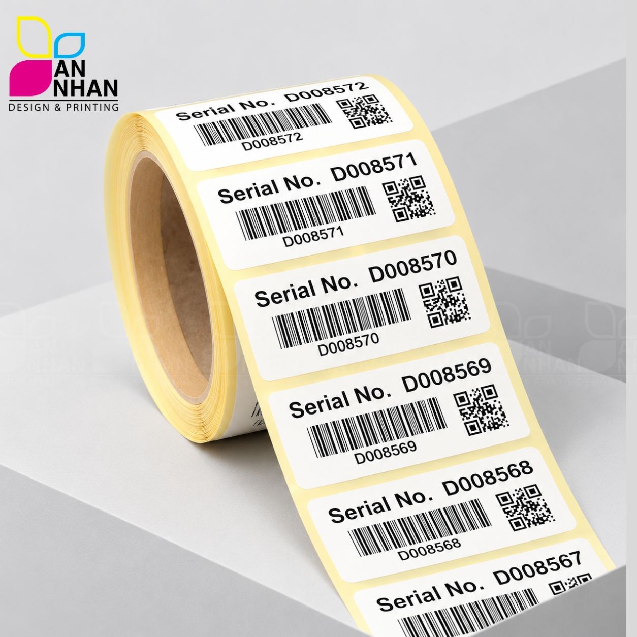 Tem m&atilde; QR code biến đổi