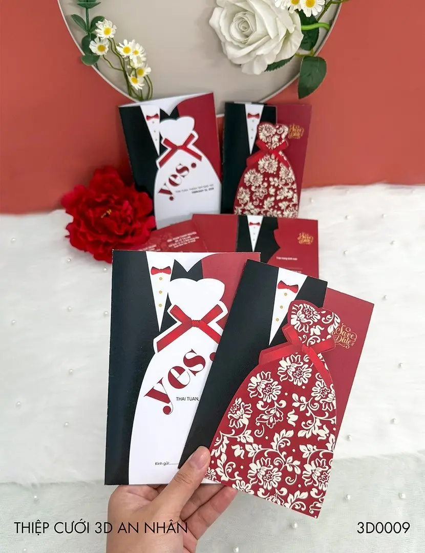 Thiệp cưới 3D