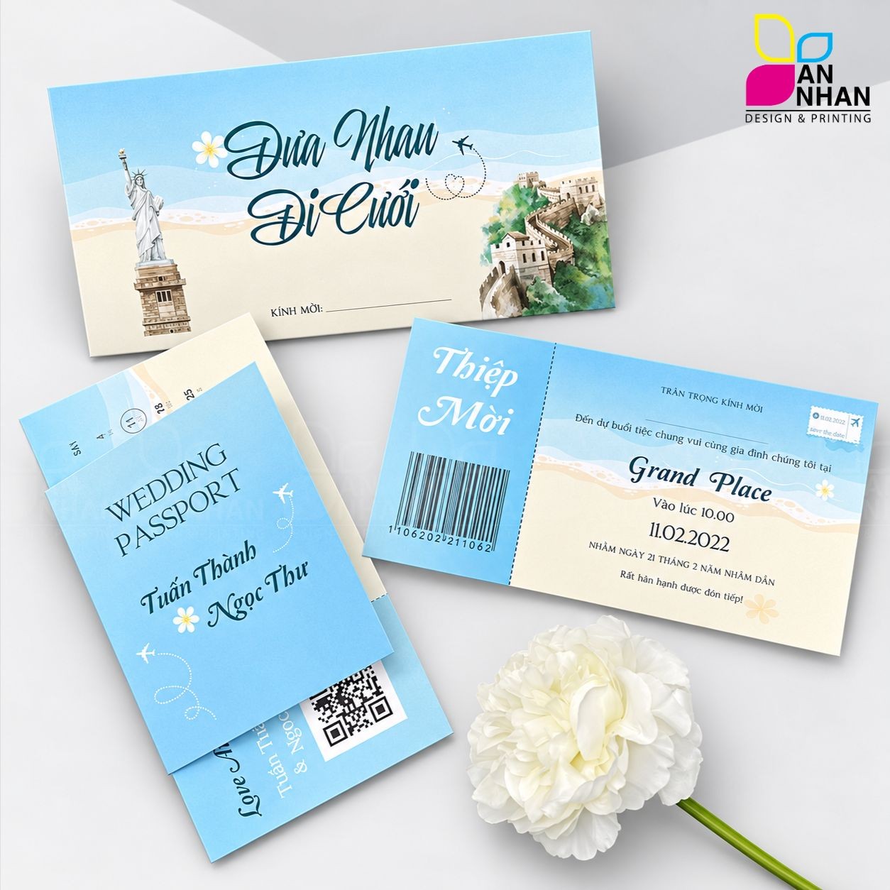 Thiệp cưới hiện đại
