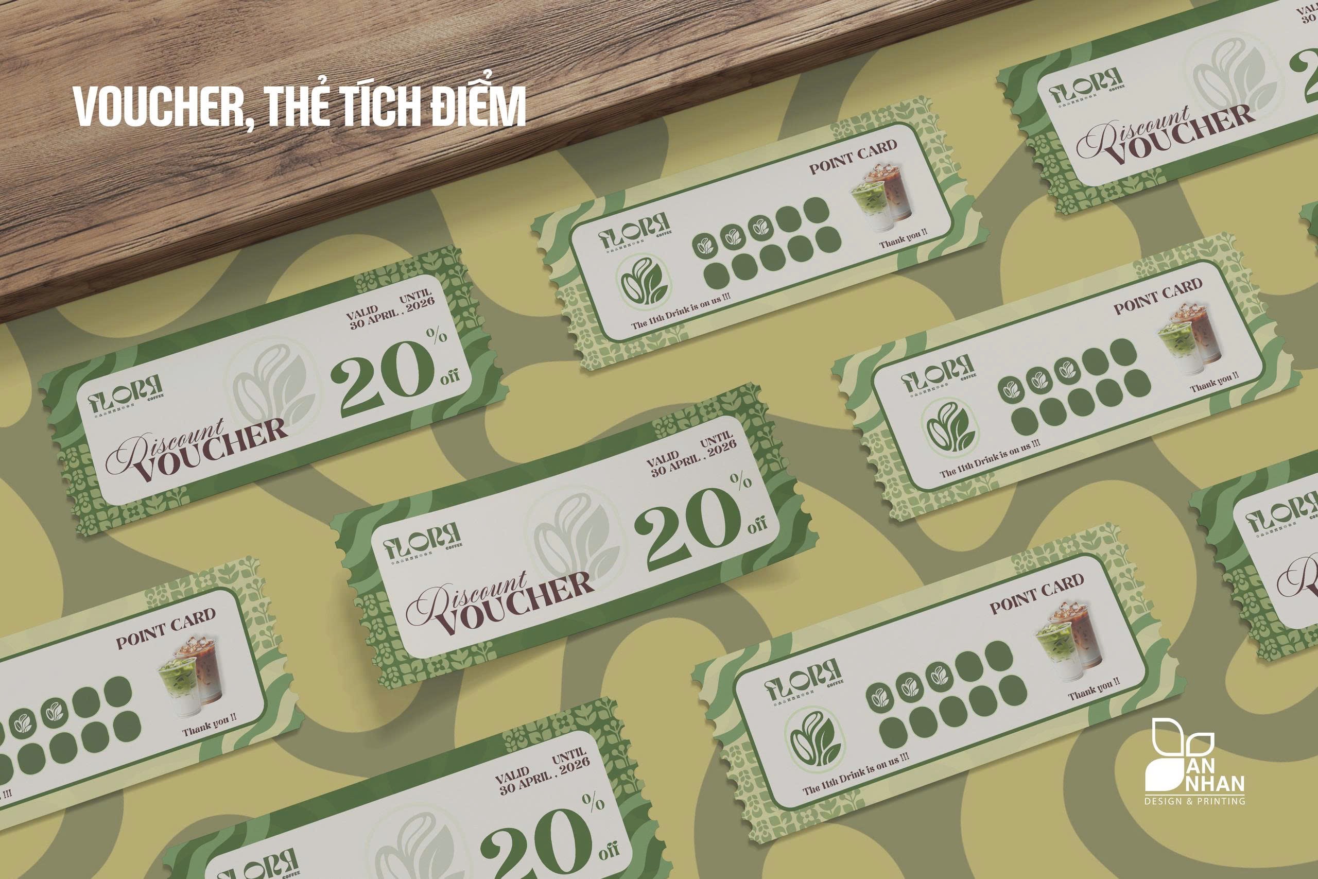 Voucher, phiếu qu&agrave; tặng