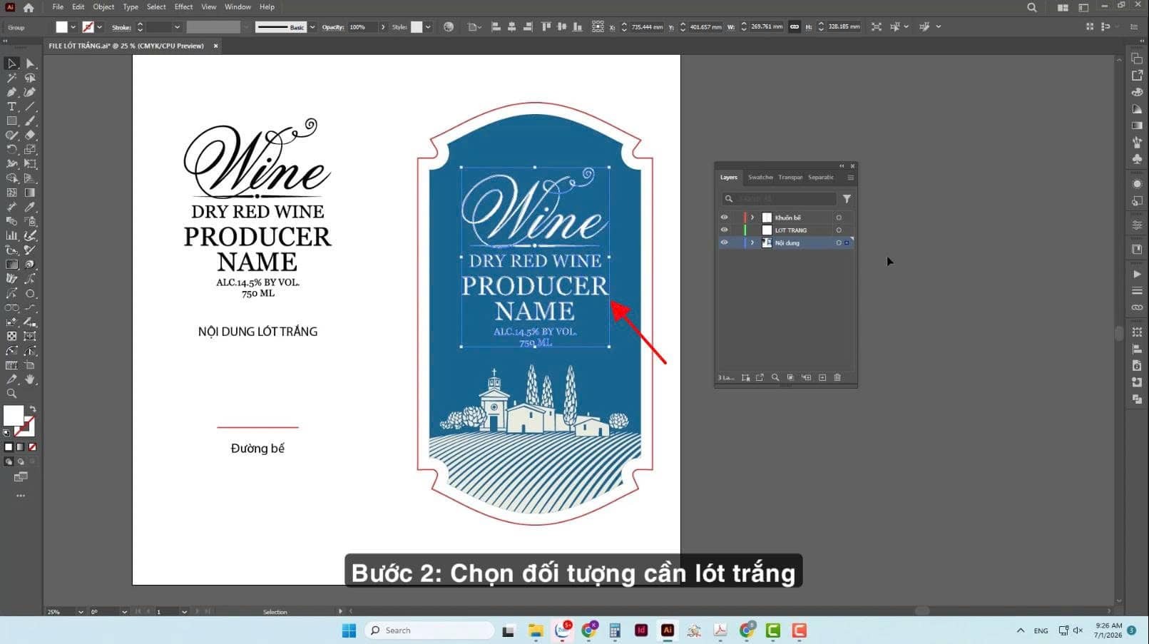Layer l&oacute;t trắng
