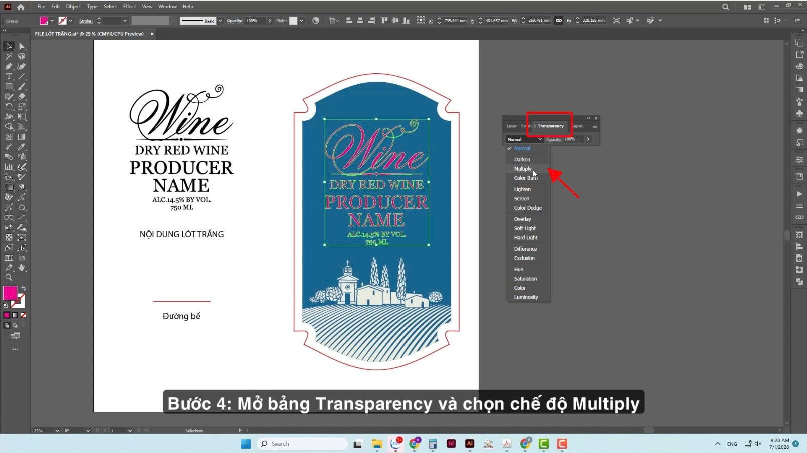 Transparency Multiply