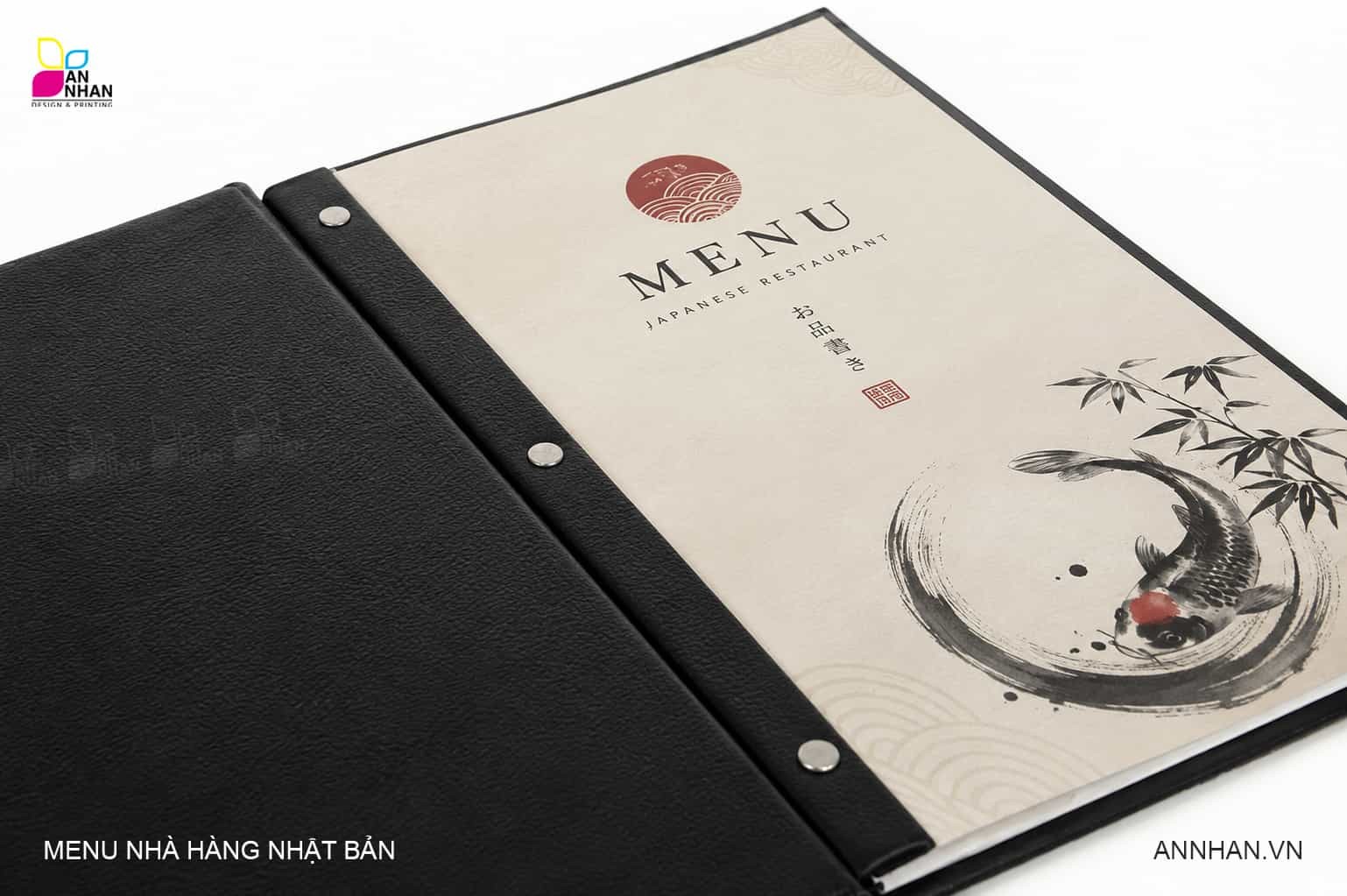 H&igrave;nh ảnh menu nh&agrave; h&agrave;ng Nhật