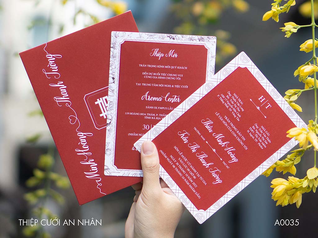 Lên kế hoạch in thiệp cưới từ sớm